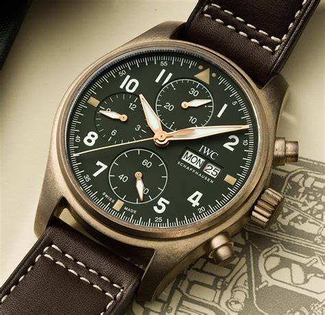 iwc pilot spitfire bronze